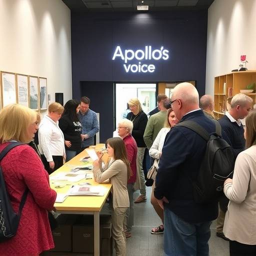 Bezoekers genieten van een open dag bij Apollo's Stem, vol met demonstraties en interactieve sessies