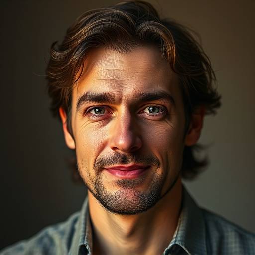 Portret van David van der Zee, mede-oprichter en hoofd stem & beweging docente